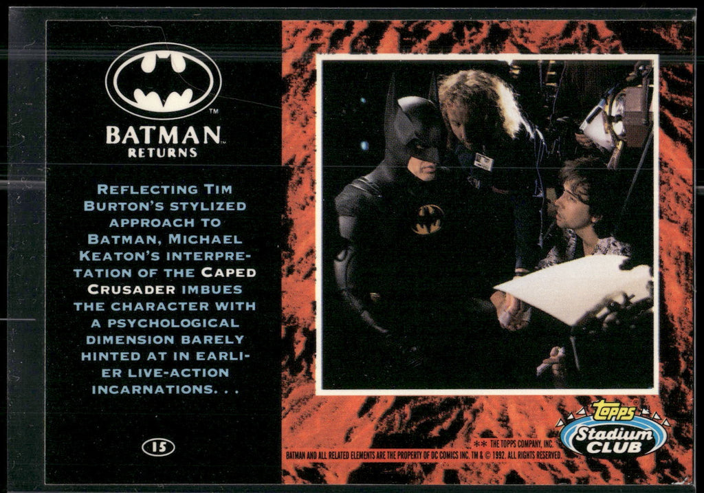 1992 Topps Batman Returns #G Batman Stadium Club