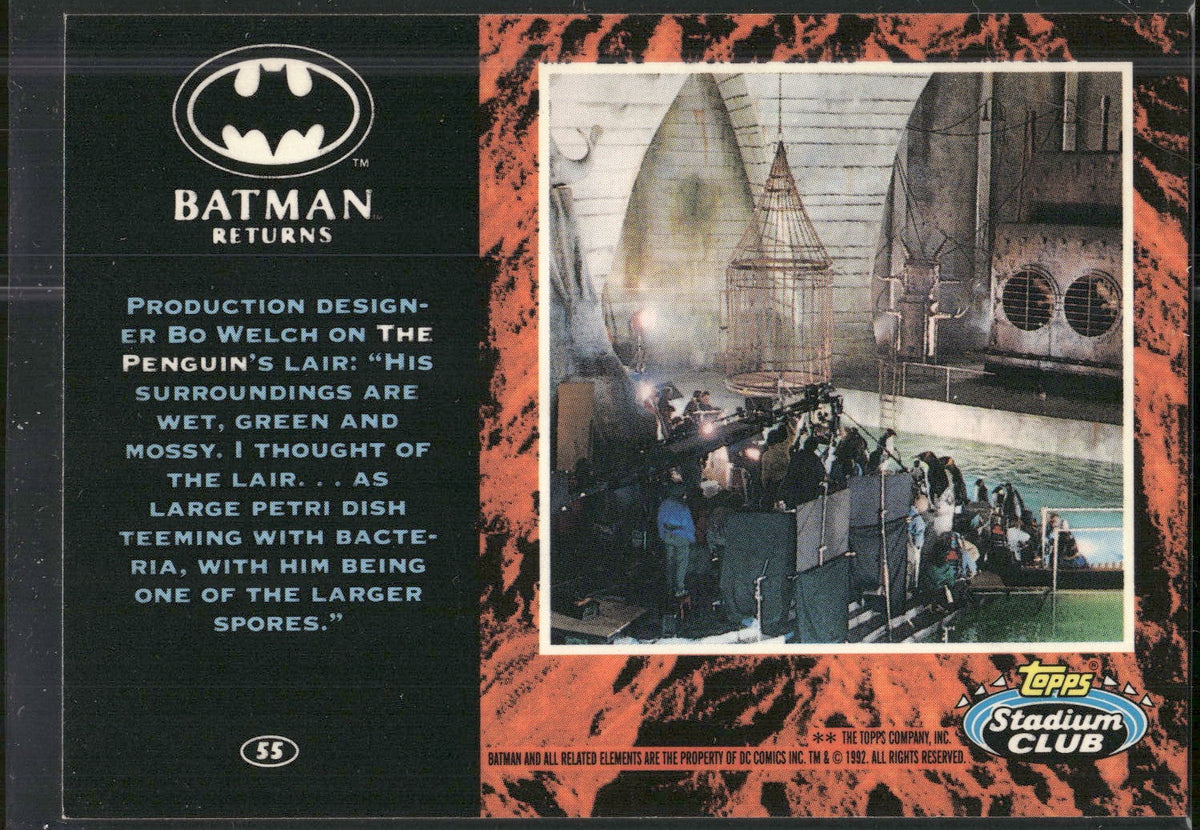 1992 Stadium Club Batman Returns #55 Bo Welch on The Penguin's