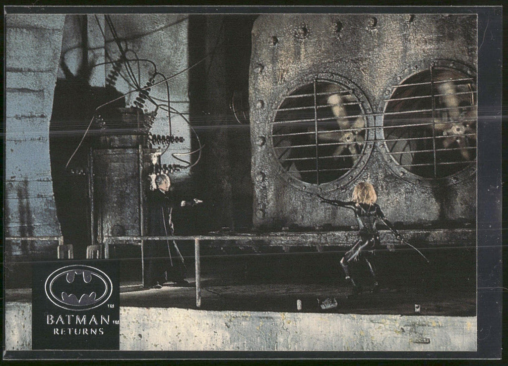 1992 Stadium Club Batman Returns #50 Selina Kyle (Michelle Pfeiffer) relaxes in