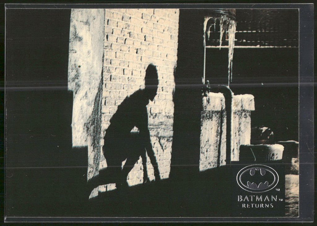 1992 Stadium Club Batman Returns #46 The rooftops are an important element of