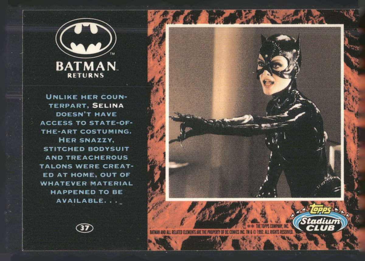 1992 Stadium Club Batman Returns #37 Unlike her counterpart, Selina doesn't have