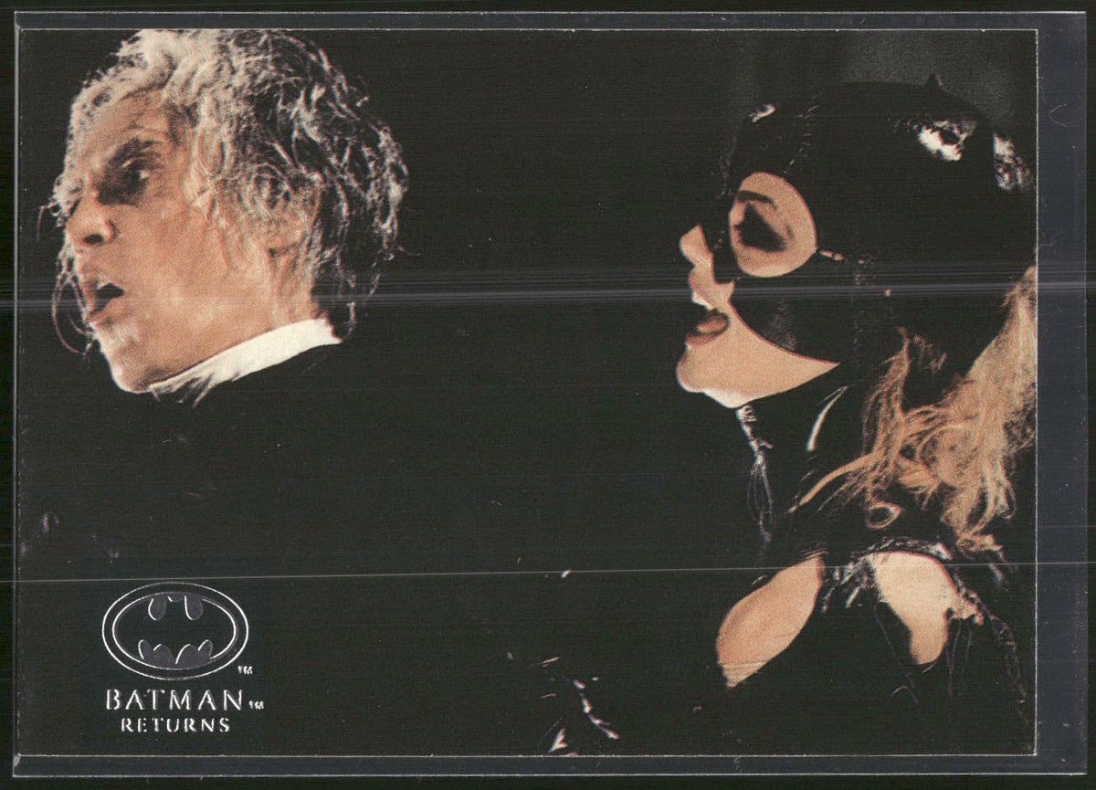 1992 Stadium Club Batman Returns #35 The oppressive Shreck Building isn't the ni