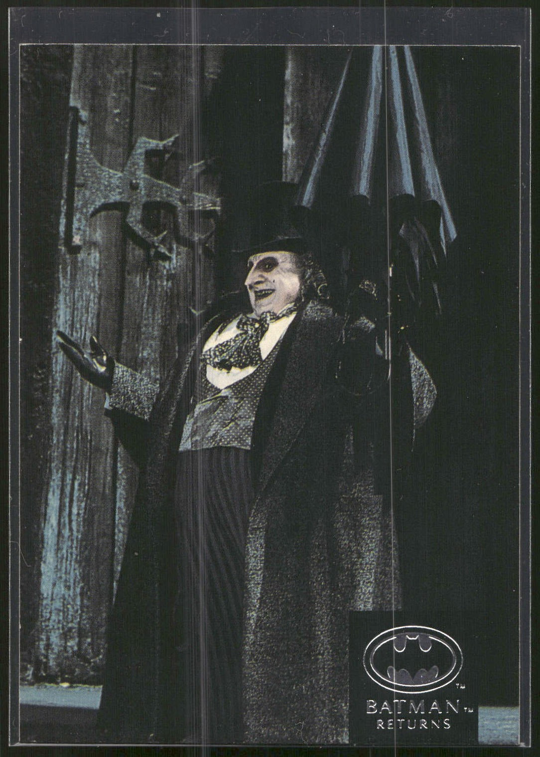 1992 Stadium Club Batman Returns #33 With his portrayal of malevolent Penguin