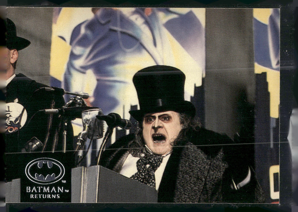 1992 Stadium Club Batman Returns #89 Batman Returns director Tim Burton attended