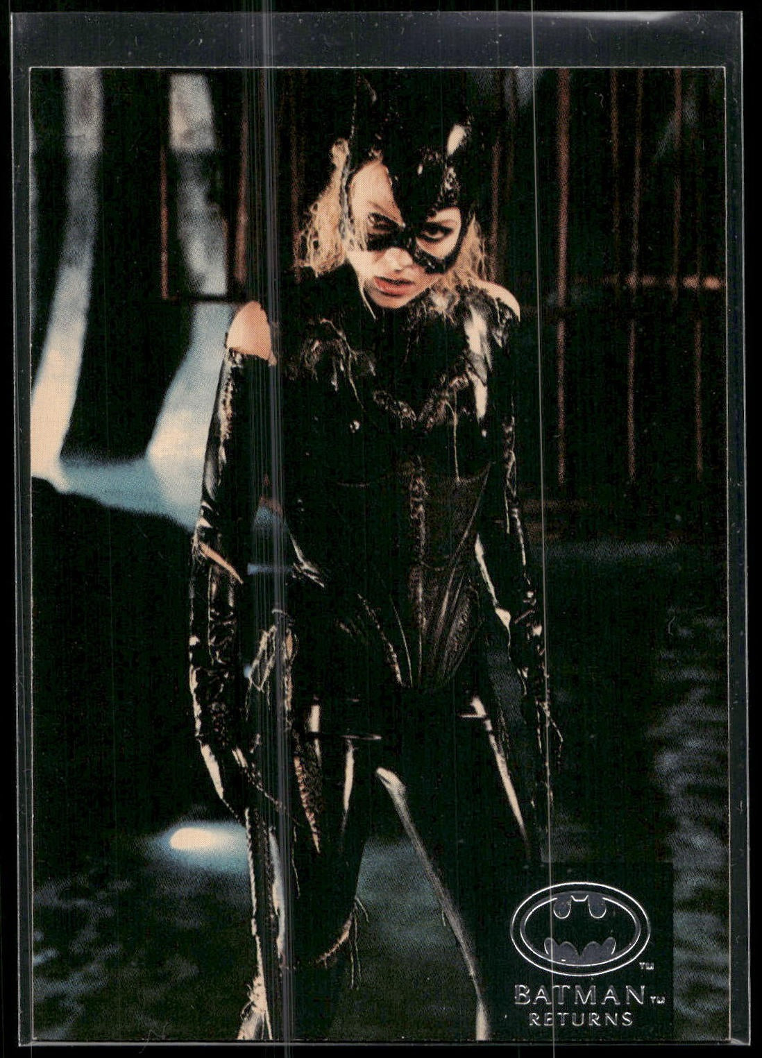 1992 Stadium Club Batman Returns #86 The grinning, distantly sinister Shreck log