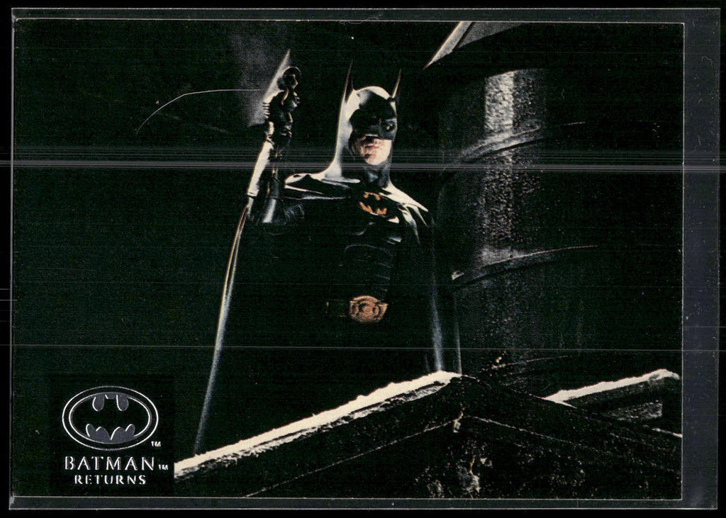 1992 Stadium Club Batman Returns #79 Bruce Wayne (Michael Keaton), relaxing Way
