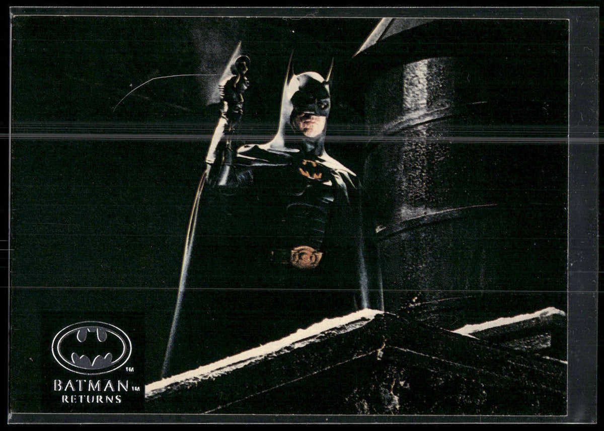1992 Stadium Club Batman Returns #79 Bruce Wayne (Michael Keaton), relaxing Way
