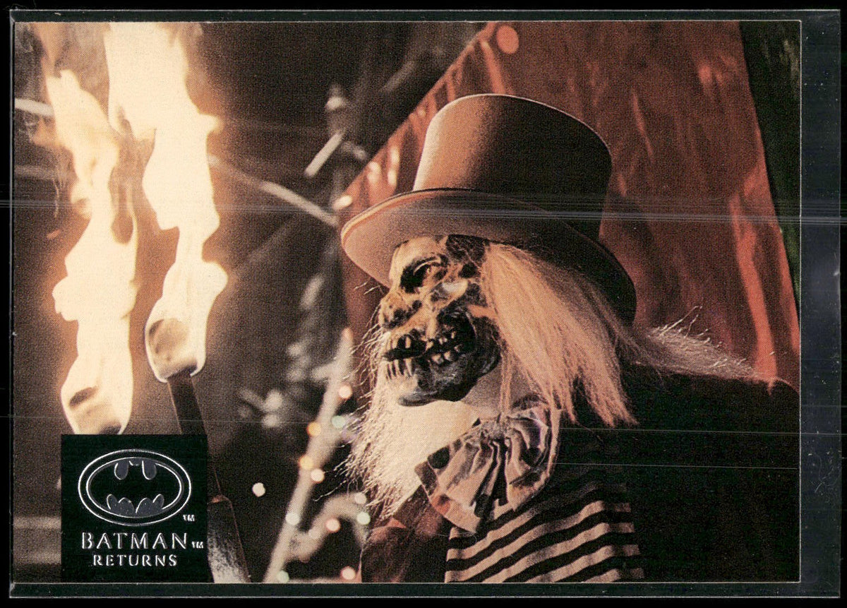 1992 Stadium Club Batman Returns #77 Portrait of the villainous Red Triangle