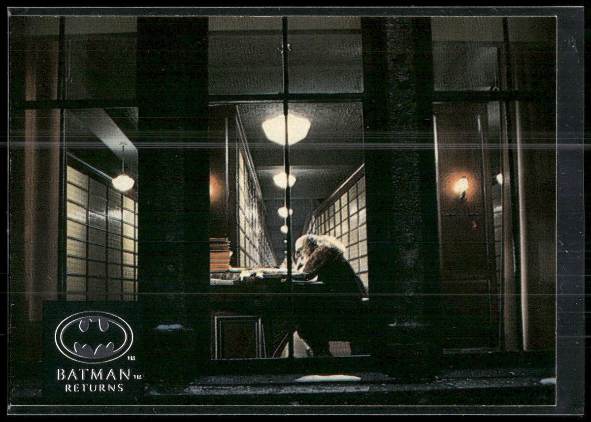 1992 Stadium Club Batman Returns #72 He's making a list and checking it twice...