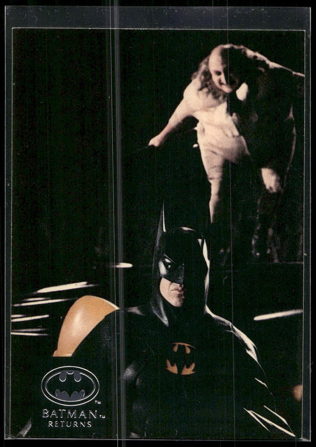 1992 Stadium Club Batman Returns #96 In the exciting climax of Batman Returns,