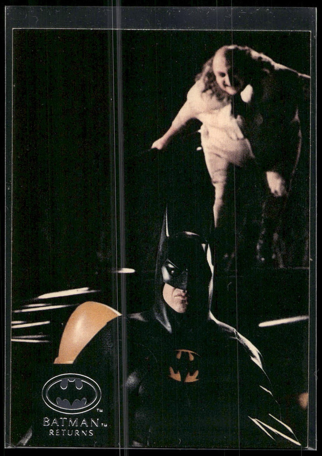 1992 Stadium Club Batman Returns #96 In the exciting climax of Batman Returns,