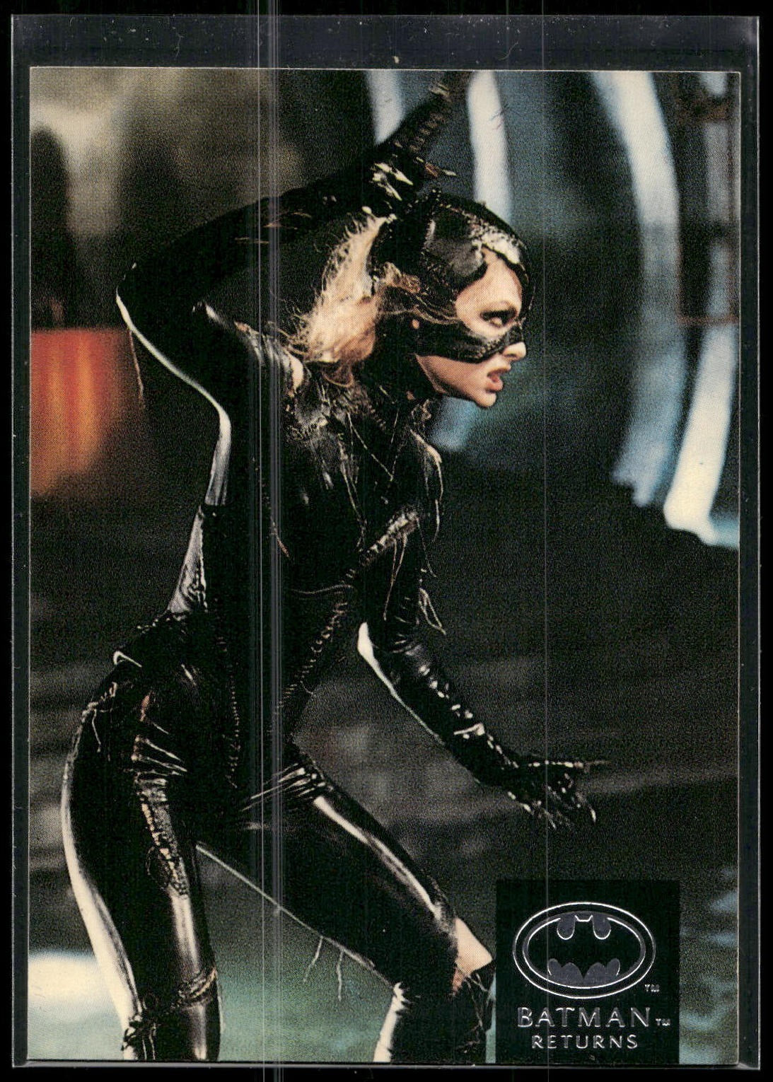 1992 Stadium Club Batman Returns #95 Burton and Batman seem made for each other.