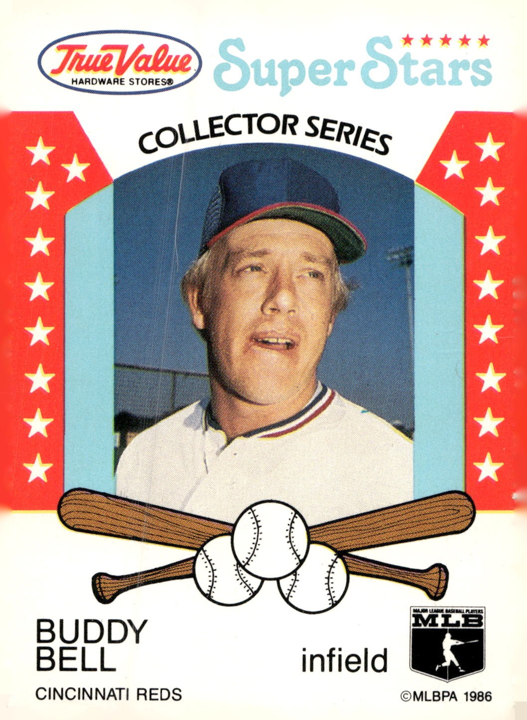 1986 True Value #20 Buddy Bell