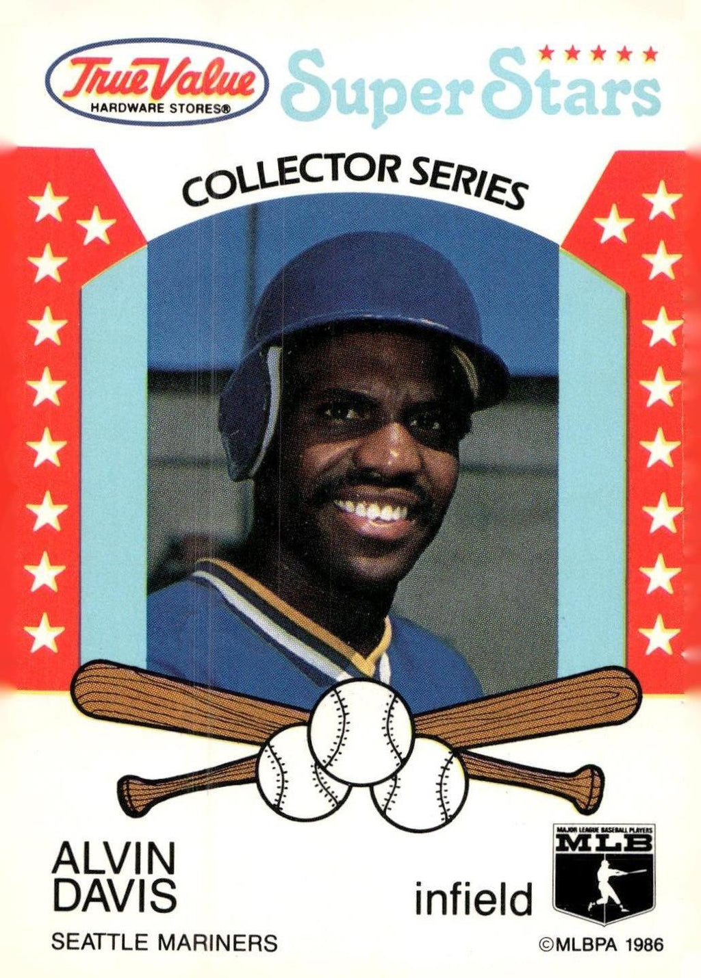 1986 True Value #21 Alvin Davis