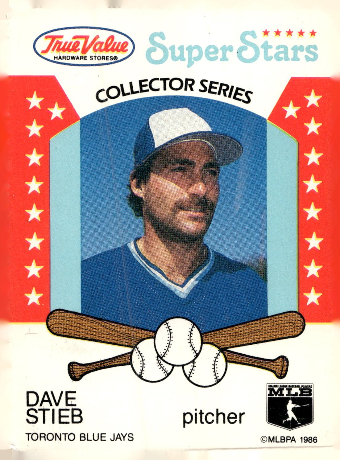 1986 True Value #19 Dave Stieb