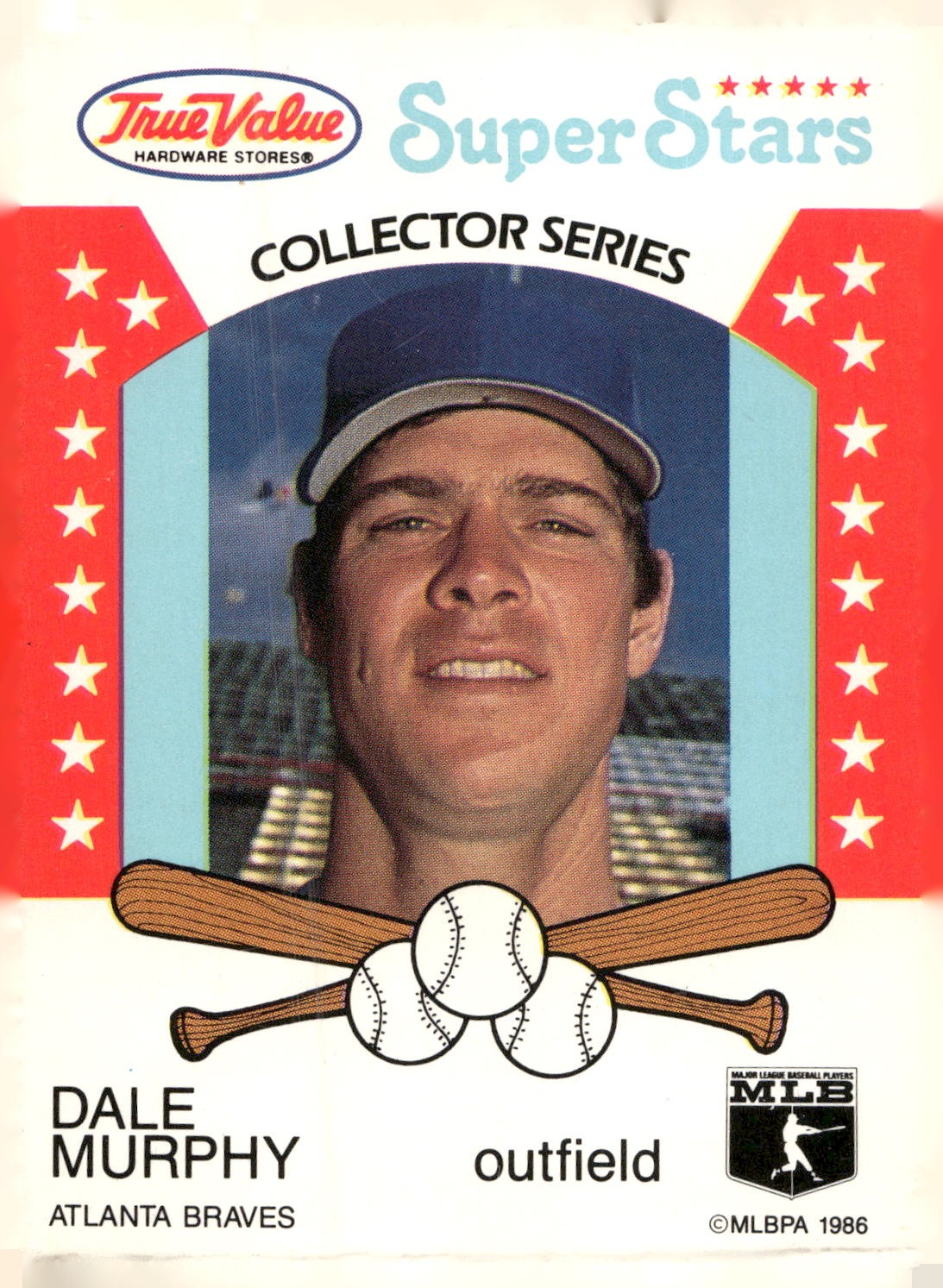1986 True Value #10 Dale Murphy