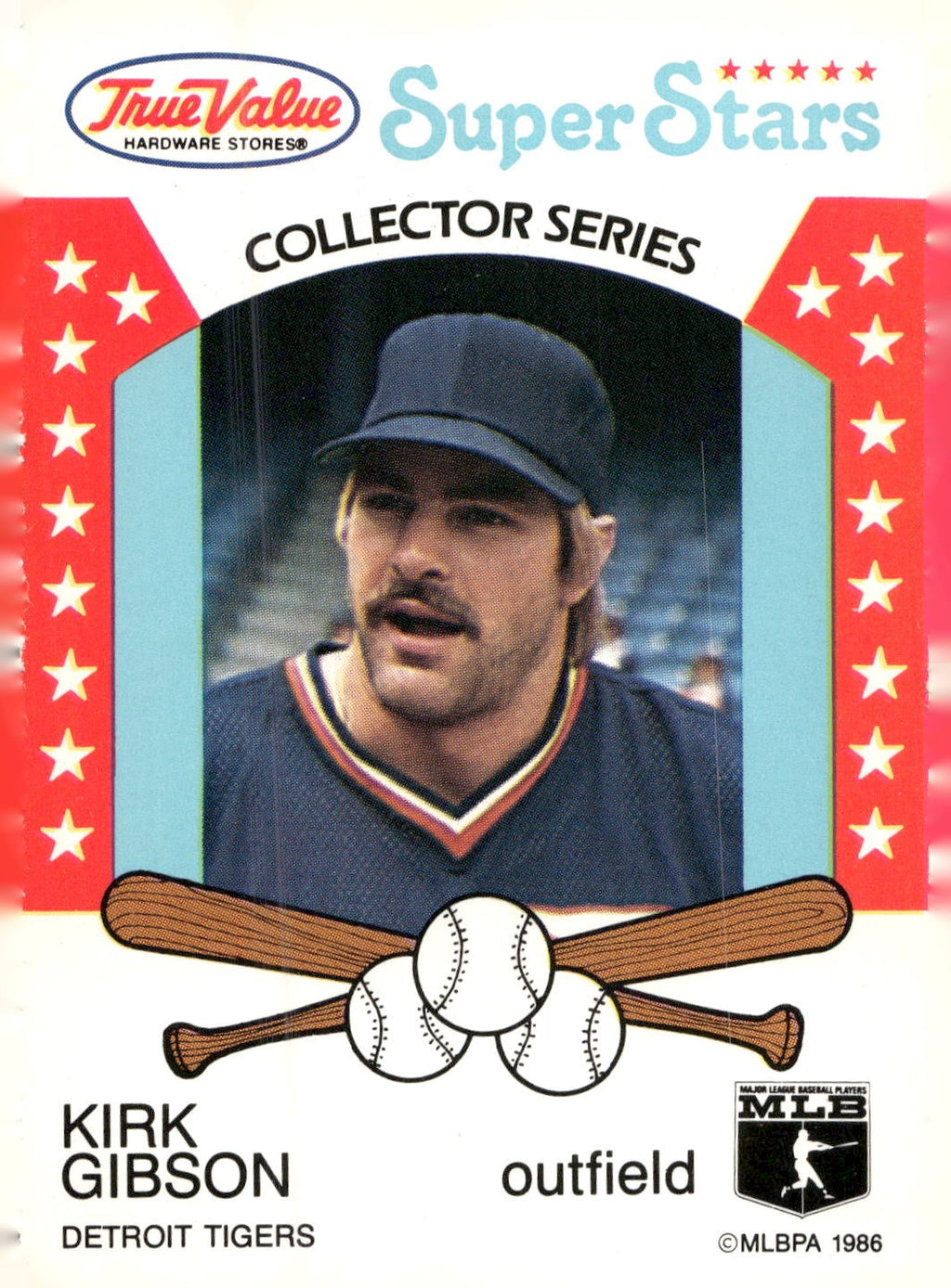 1986 True Value #8 Kirk Gibson