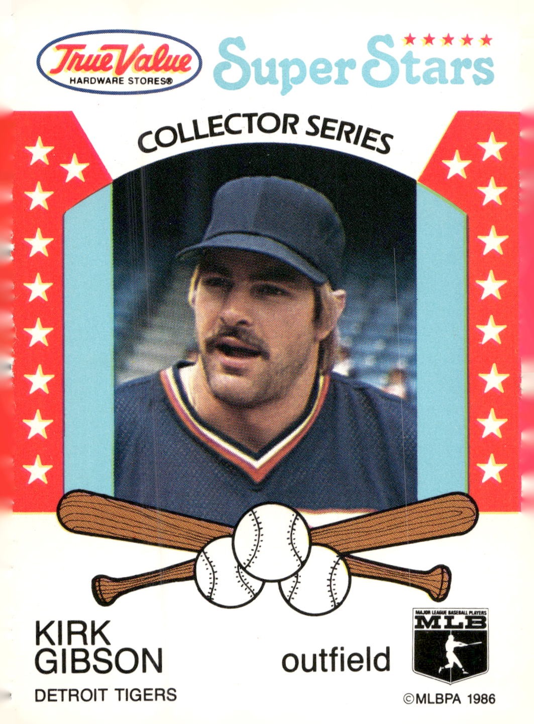 1986 True Value #8 Kirk Gibson