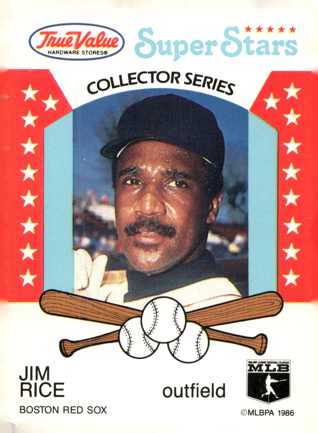 1986 True Value #7 Jim Rice