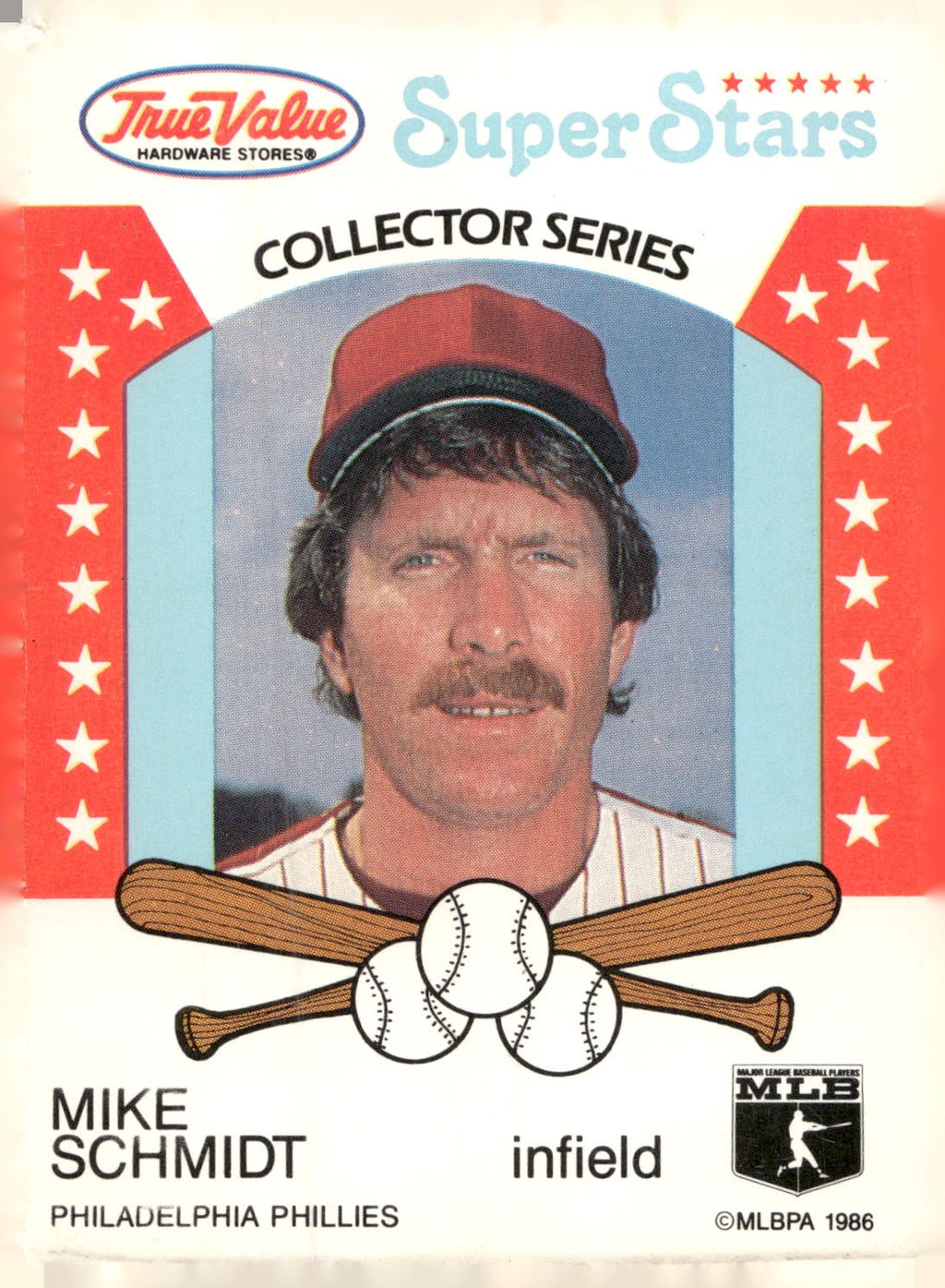 1986 True Value #28 Mike Schmidt