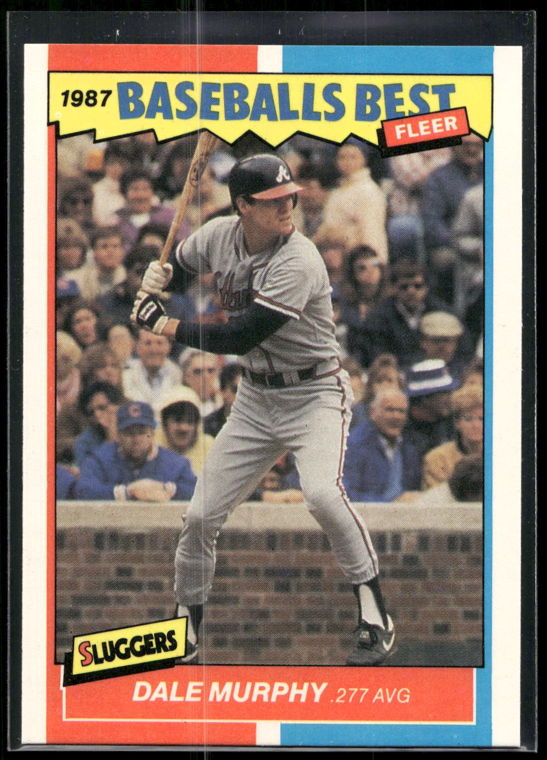 1987 Fleer Baseball's Best Sluggers vs. Pitchers #28 Dale Murphy