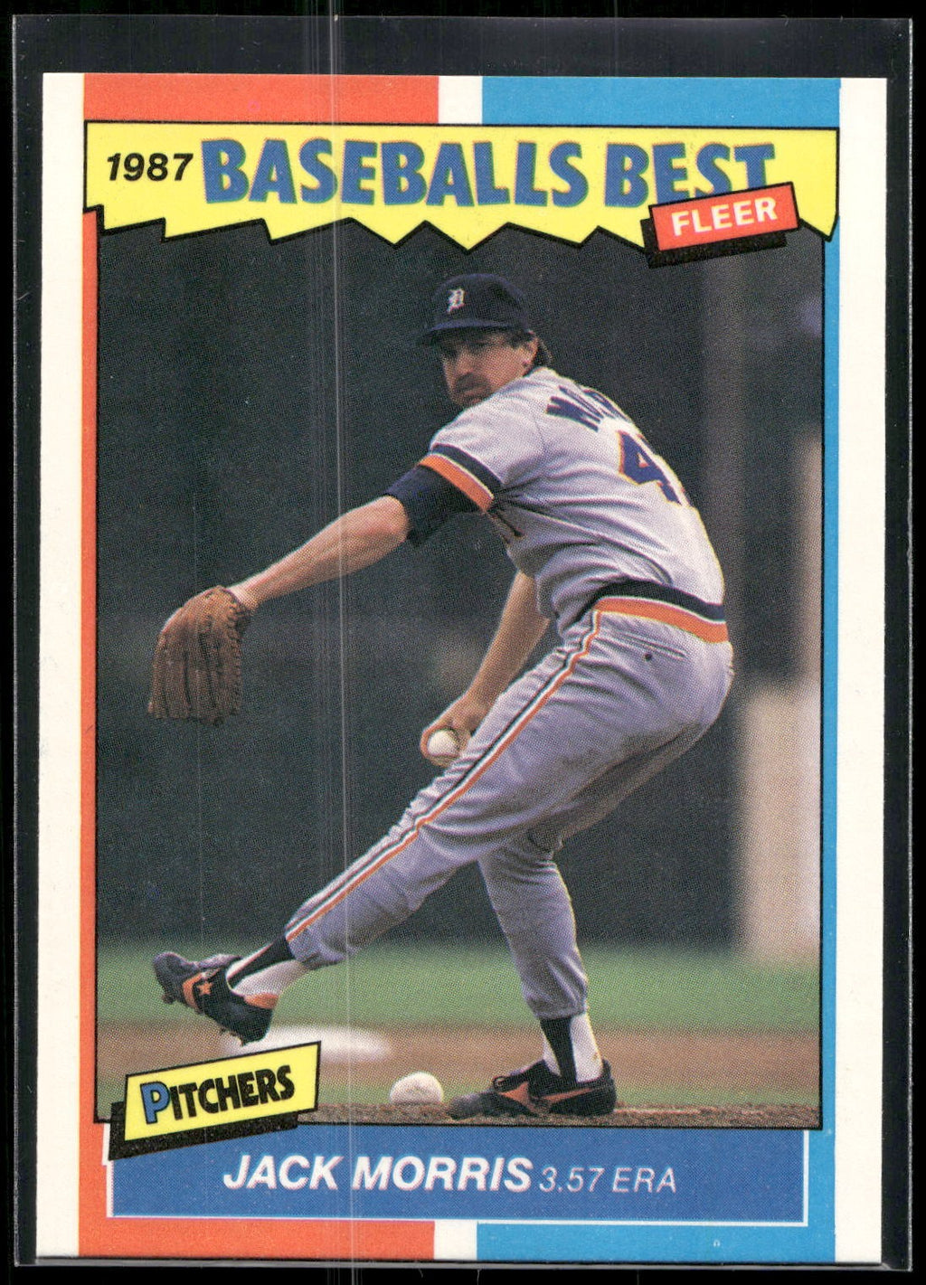 1987 Fleer Baseball's Best Sluggers vs. Pitchers #27 Jack Morris