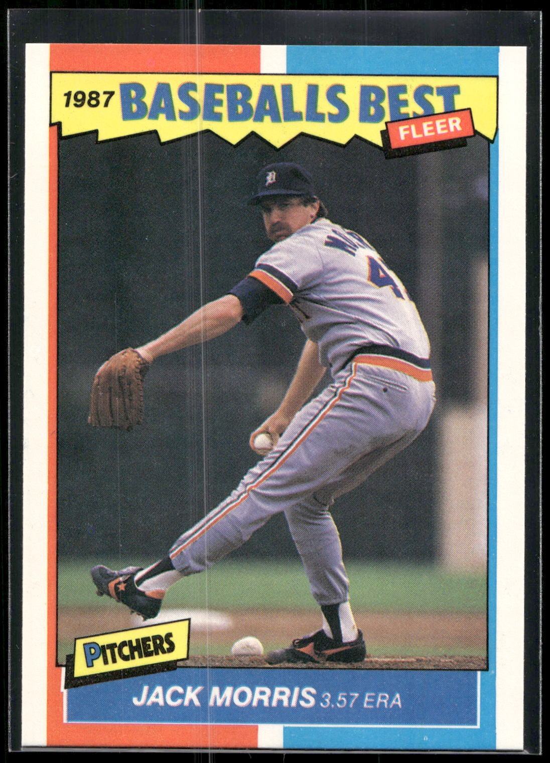 1987 Fleer Baseball's Best Sluggers vs. Pitchers #27 Jack Morris