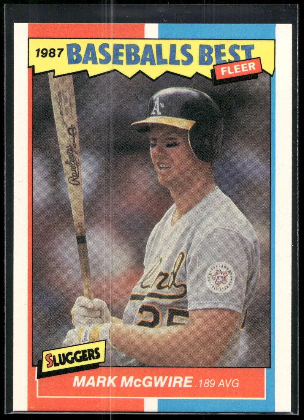 1987 Fleer Baseball's Best Sluggers vs. Pitchers #26 Mark McGwire