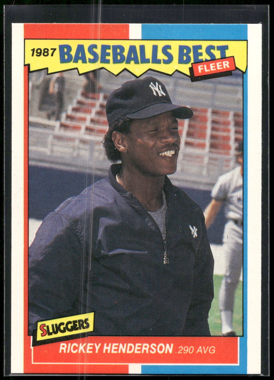 1987 Fleer Baseball's Best Sluggers vs. Pitchers #18 Rickey Henderson