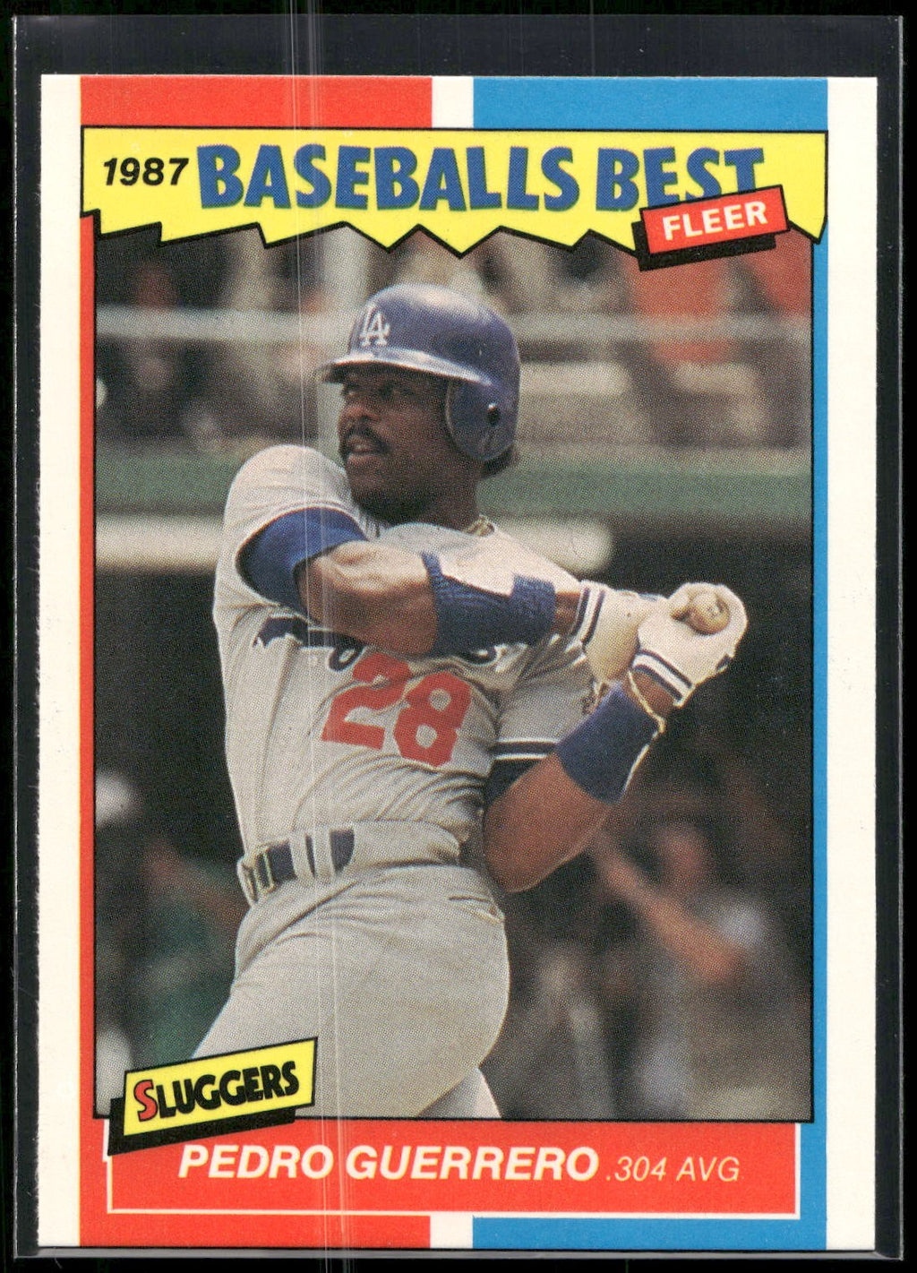 1987 Fleer Baseball's Best Sluggers vs. Pitchers #16 Pedro Guerrero