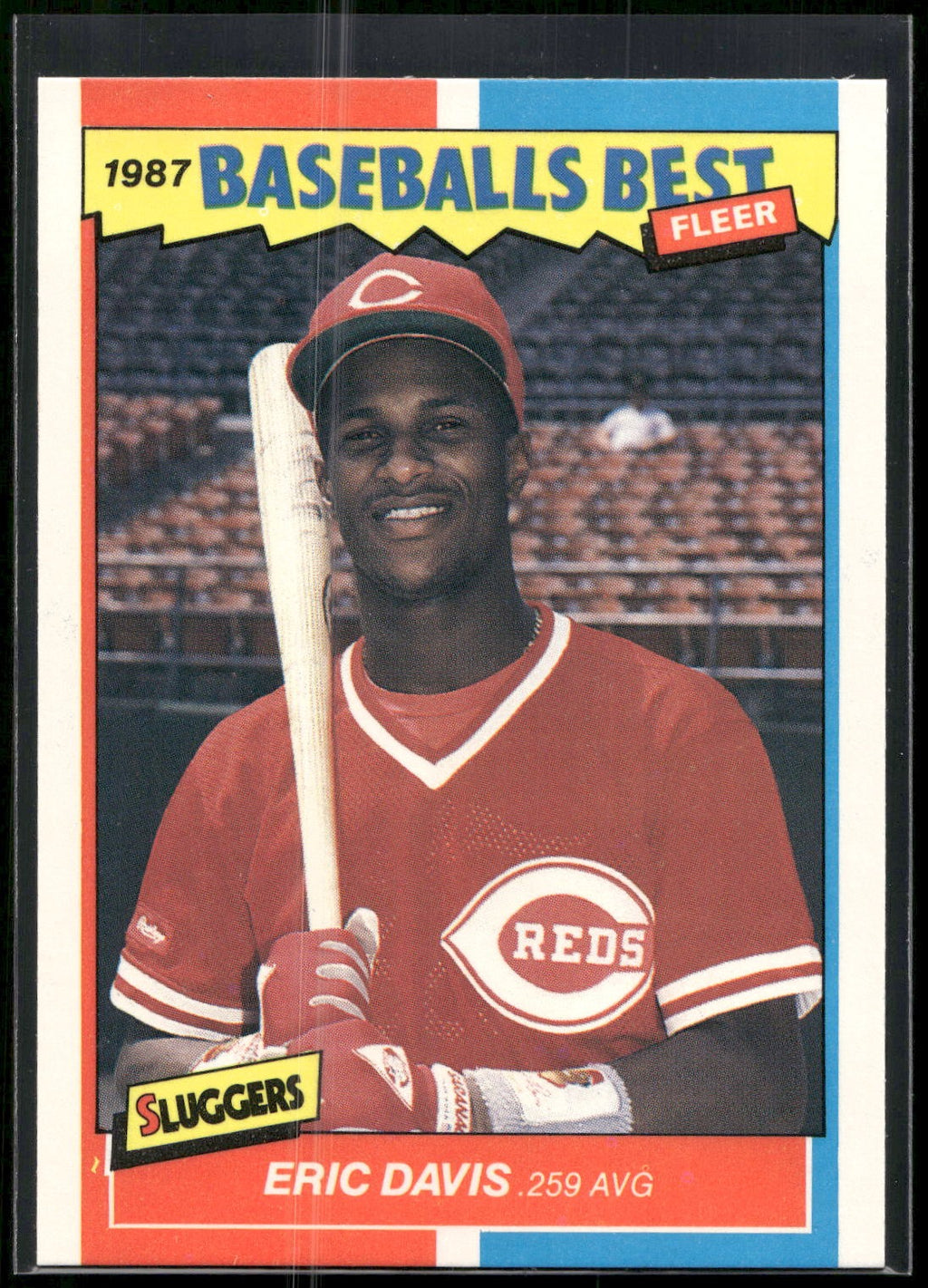 1987 Fleer Baseball's Best Sluggers vs. Pitchers #11 Eric Davis