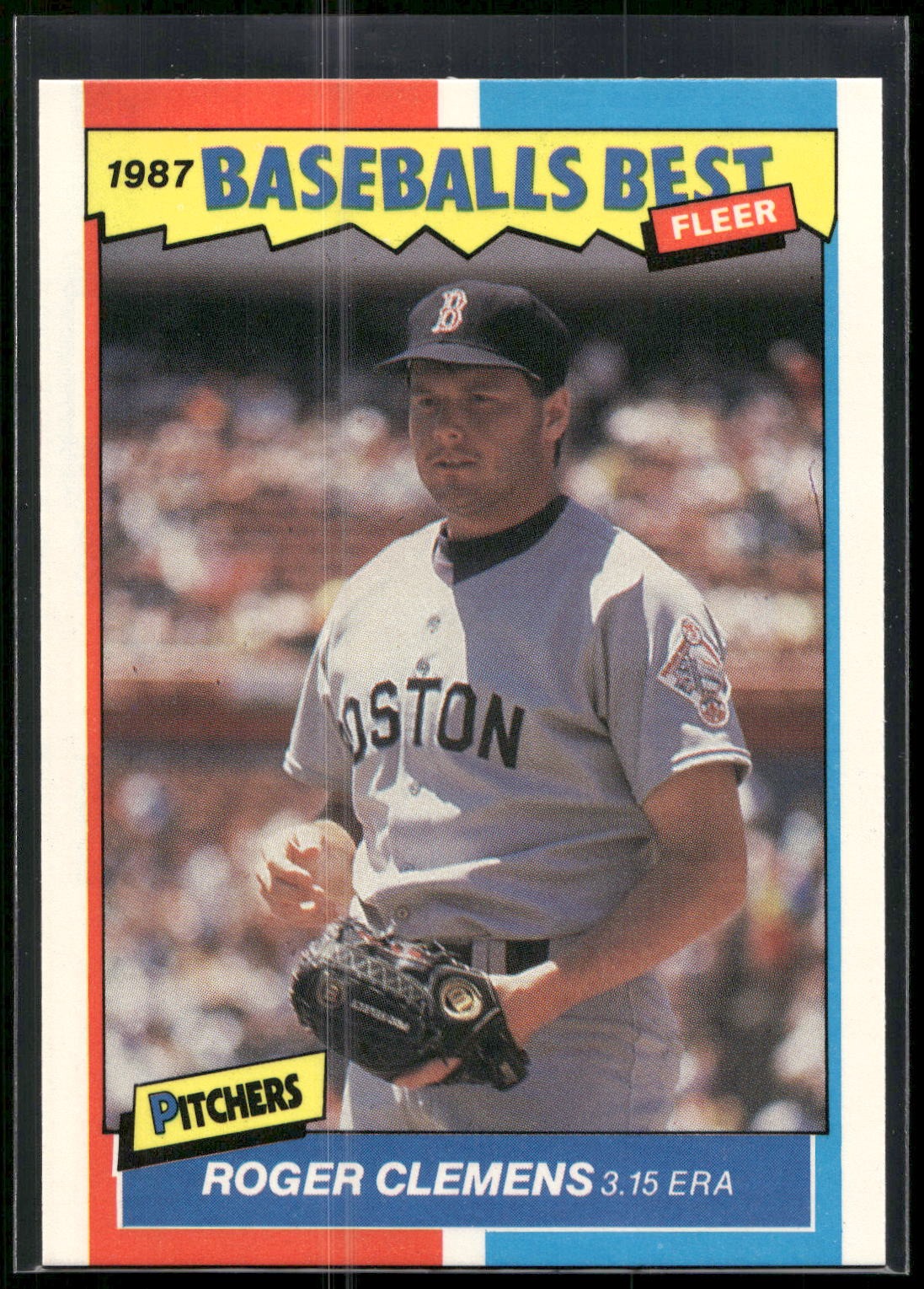 1987 Fleer Baseball's Best Sluggers vs. Pitchers #10 Roger Clemens