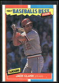 1987 Fleer Baseball's Best Sluggers vs. Pitchers #9 Jack Clark