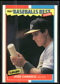 1987 Fleer Baseball's Best Sluggers vs. Pitchers #8 Jose Canseco