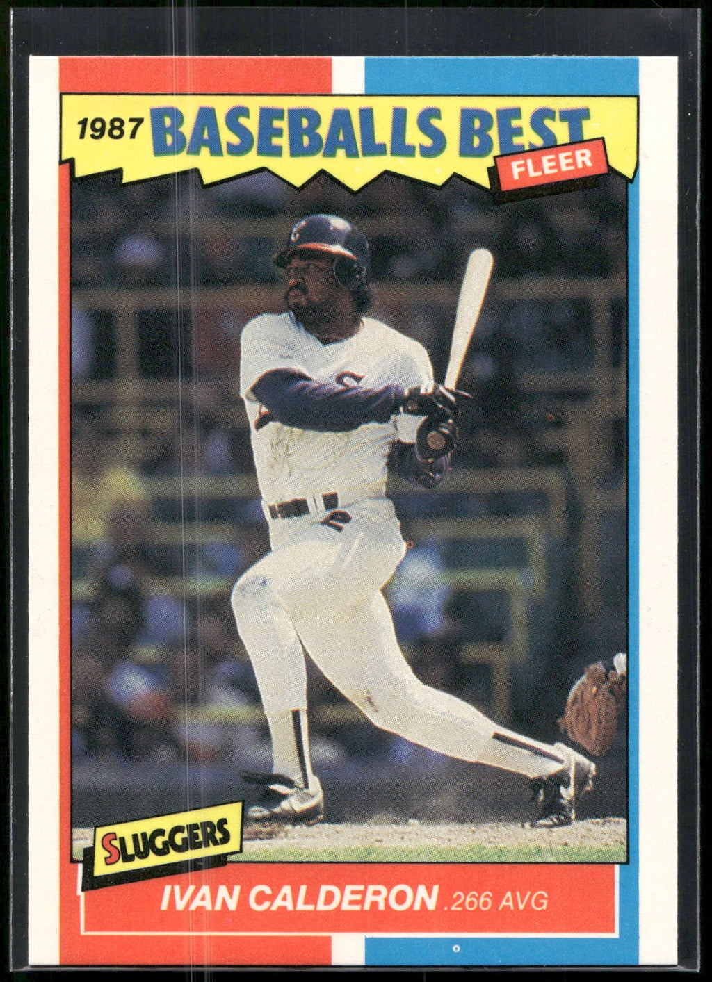 1987 Fleer Baseball's Best Sluggers vs. Pitchers #7 Ivan Calderon