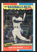 1987 Fleer Baseball's Best Sluggers vs. Pitchers #7 Ivan Calderon