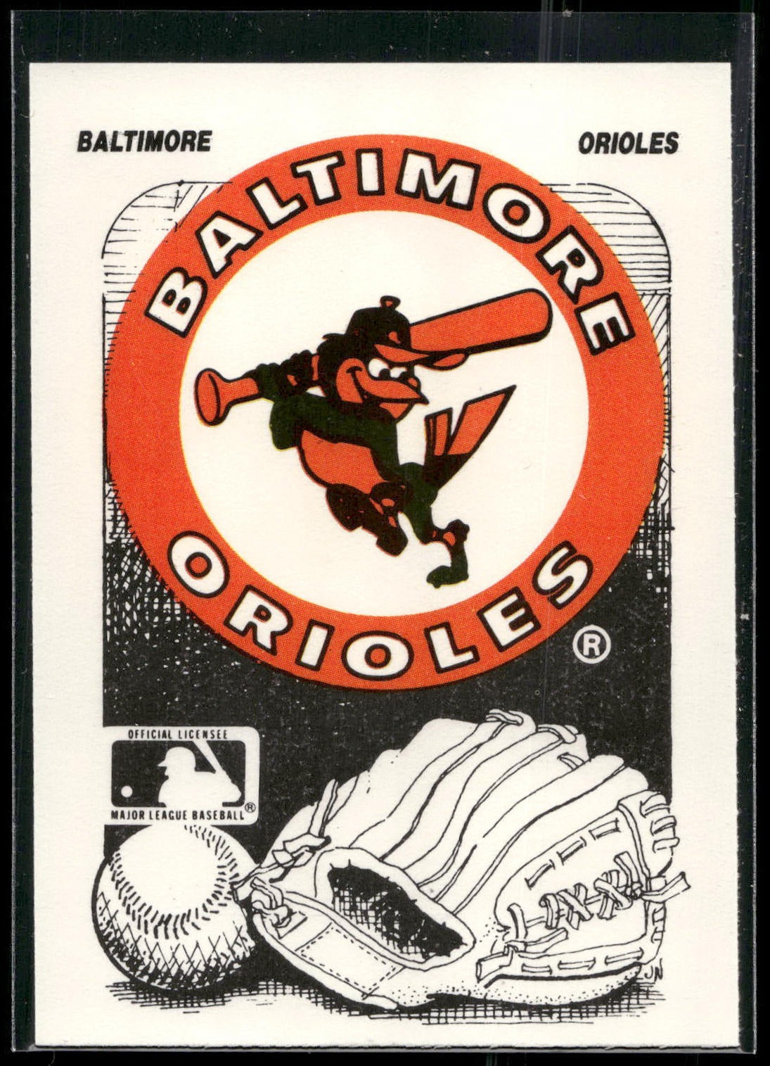 1987 Fleer #NNO Baltimore Orioles Team Stickers