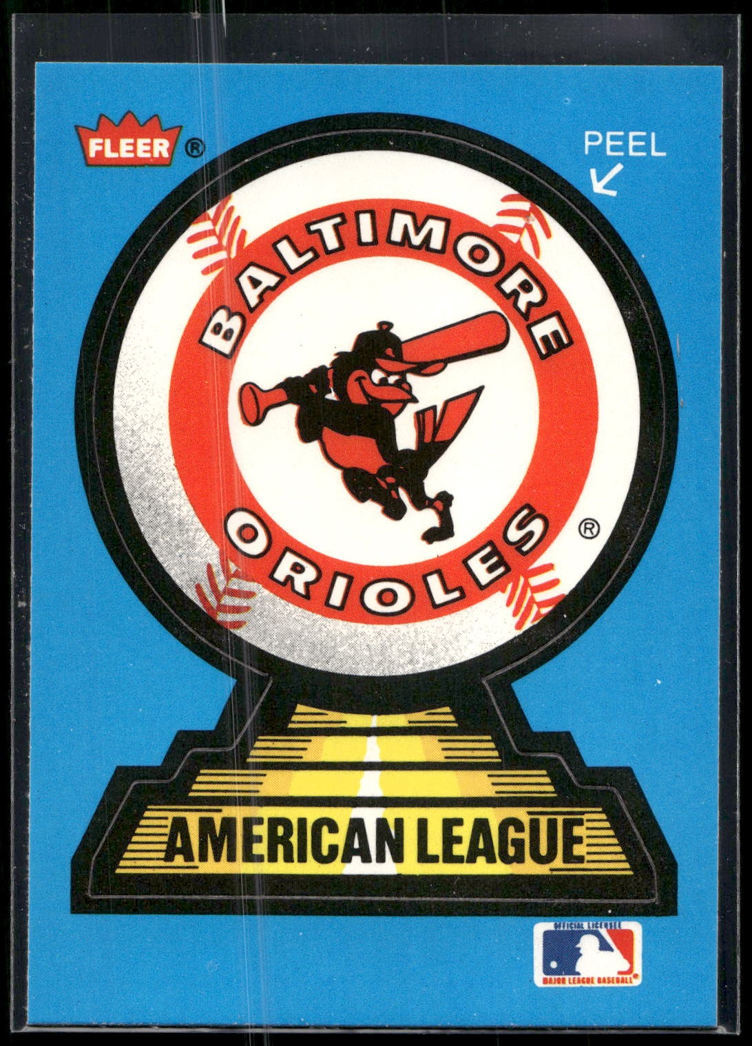 1987 Fleer #NNO Baltimore Orioles Team Stickers