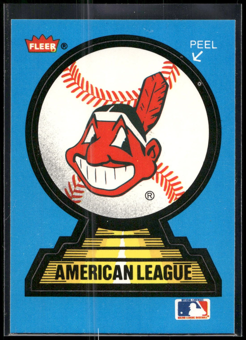 1987 Fleer #NNO Cleveland Indians Team Stickers