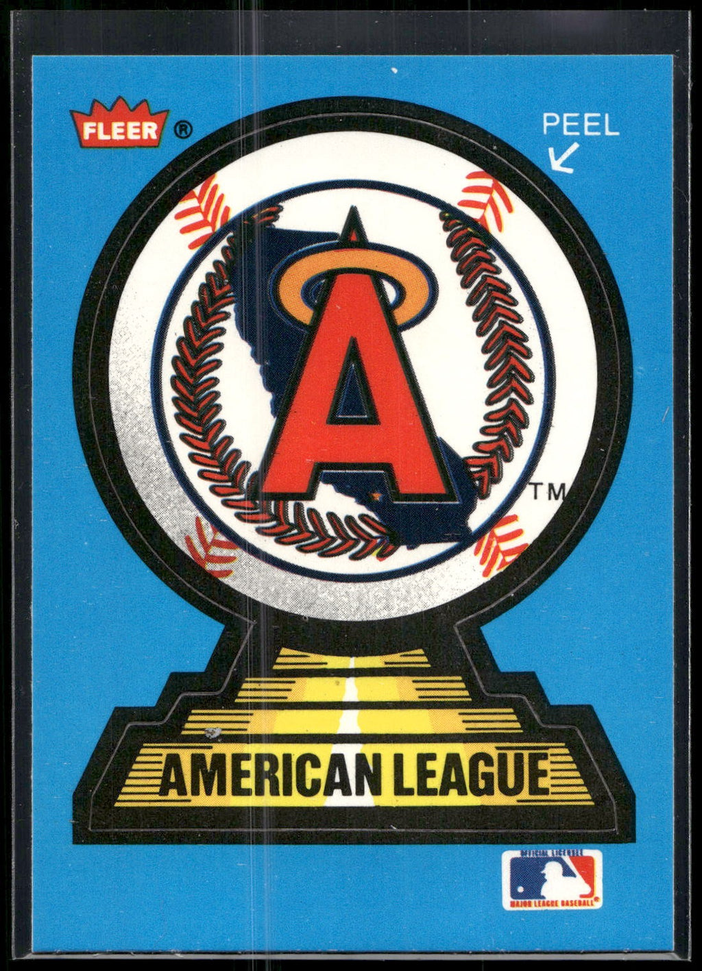 1987 Fleer #NNO California Angels Team Stickers