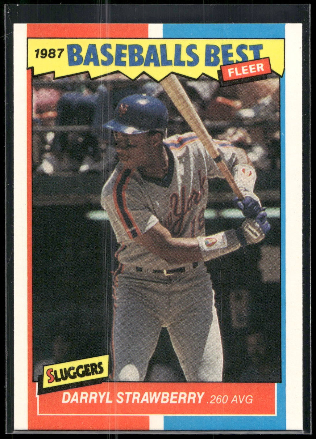 1987 Fleer Baseball's Best Sluggers vs. Pitchers #40 Darryl Strawberry