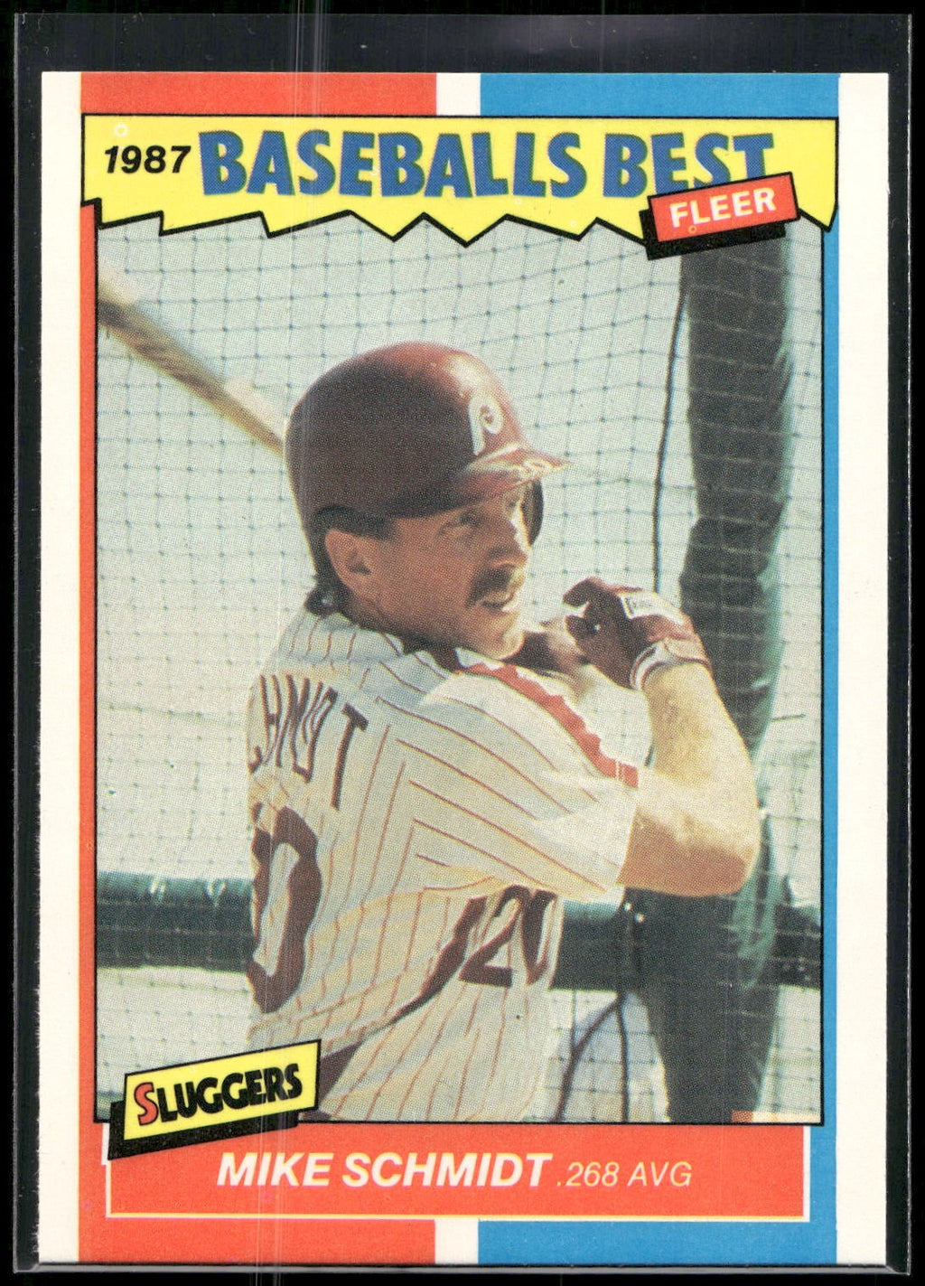 1987 Fleer Baseball's Best Sluggers vs. Pitchers #37 Mike Schmidt