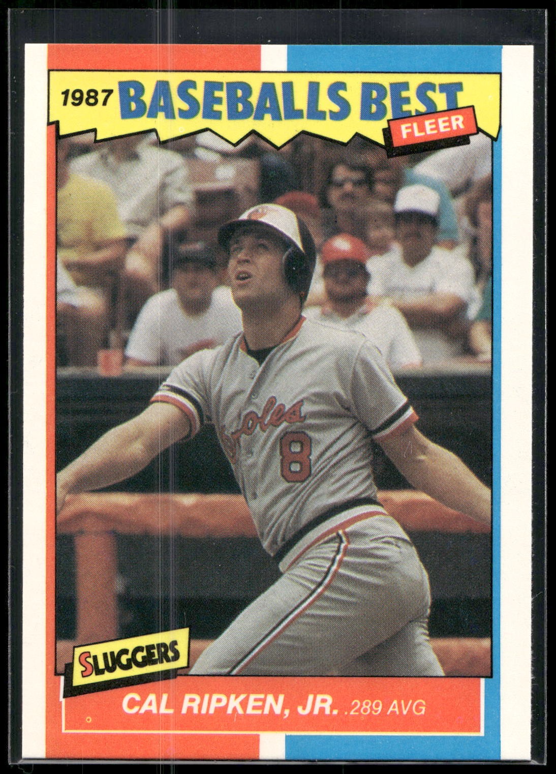 1987 Fleer Baseball's Best Sluggers vs. Pitchers #35 Cal Ripken, Jr.