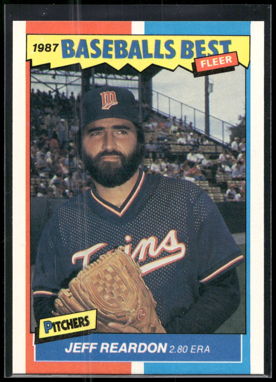 1987 Fleer Baseball's Best Sluggers vs. Pitchers #33 Jeff Reardon