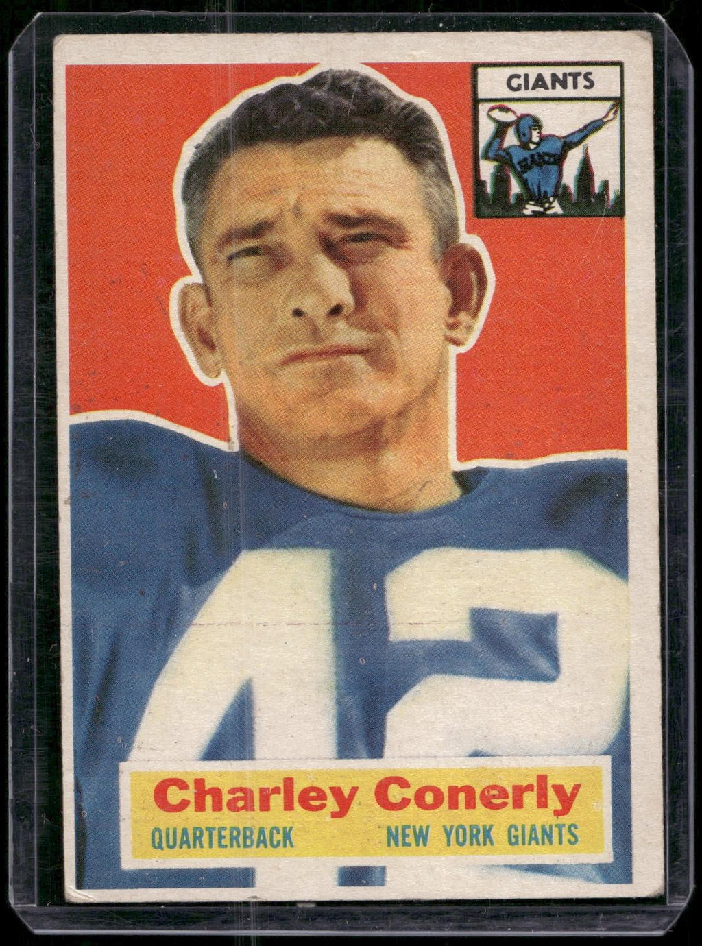 1956 Topps #77 Charley Conerly