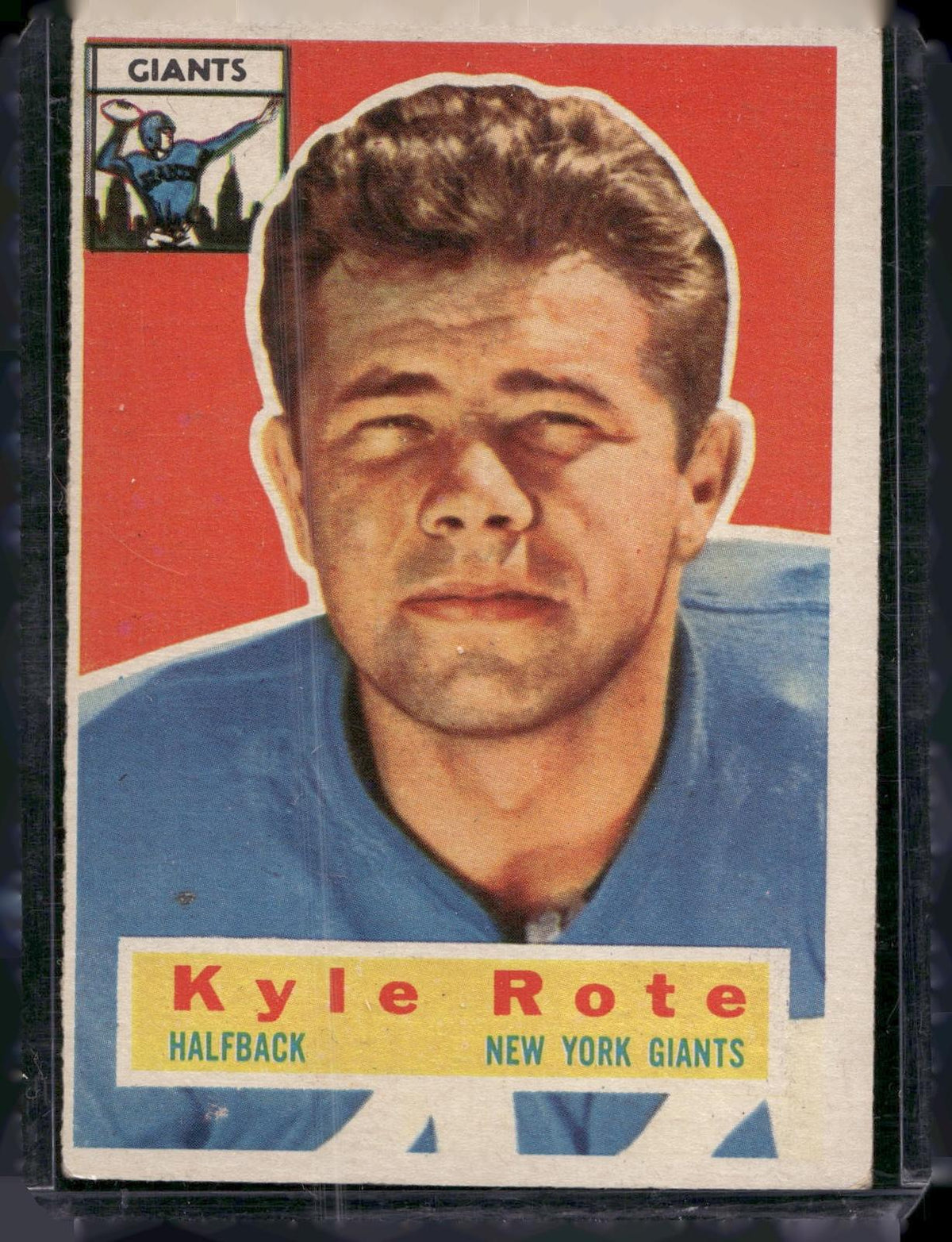1956 Topps #29 Kyle Rote