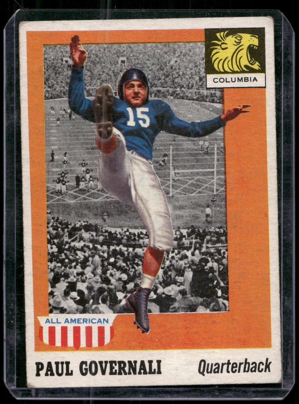 1955 Topps All-American #73 Paul Governali