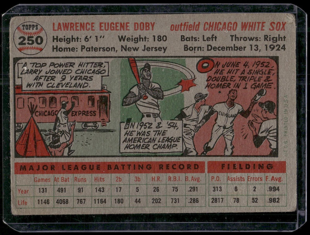 1956 Topps #250 Larry Doby