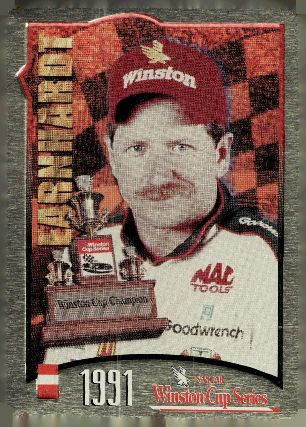1996 Metallic Impressions Winston Cup Champions #1991 Dale Earnhardt