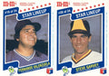 1987 M&M's Star Lineup #19-20 Fernando Valenzuela / Steve Garvey Panels